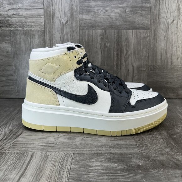 Air Jordan Shoes - Air Jordan 1 Elevate Women's size 10 Team Gold Mid Top Shoes DN3253-700